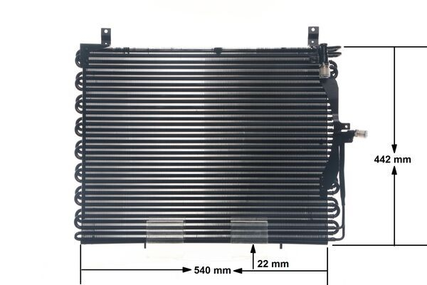 Condensator climatizare potrivit MERCEDES 124 (C124), 124 T-MODEL (S124), 124 (W124), E T-MODEL (S124), E (W124) 2.0-3.0D 12.84-06.96 [2]