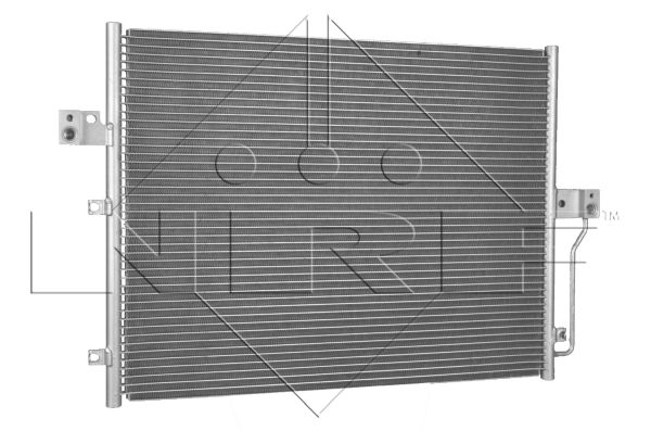 Condensator climatizare potrivit SSANGYONG ACTYON I, ACTYON II, ACTYON SPORTS I, ACTYON SPORTS II, KYRON, REXTON   REXTON II, RODIUS I 2.0D 2.3 2.7D 08.04-