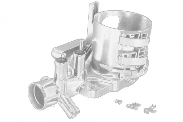 Conducta flansa sistem racire Mercedes Clasa A (W176), B (W246, W242), C (C204), C T-MODEL (S204), C (W204), SPRINTER 3,5-T (906), SPRINTER 3-T (906), SPRINTER 4,6-T (906) 1.8D 2.2D dupa 2006