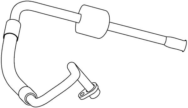 Conducta inalta presiune clima potrivit CITROEN C5 II; PEUGEOT 407 2.0D 05.04- [3]