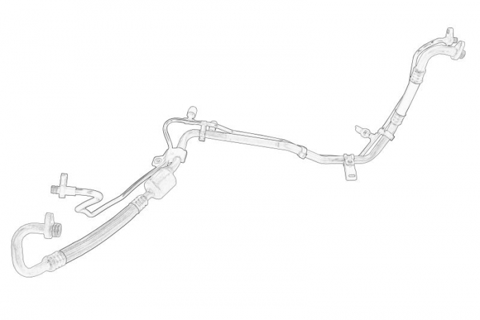 Conducta inalta presiune clima potrivit PEUGEOT 208 II 1.2 06.19-