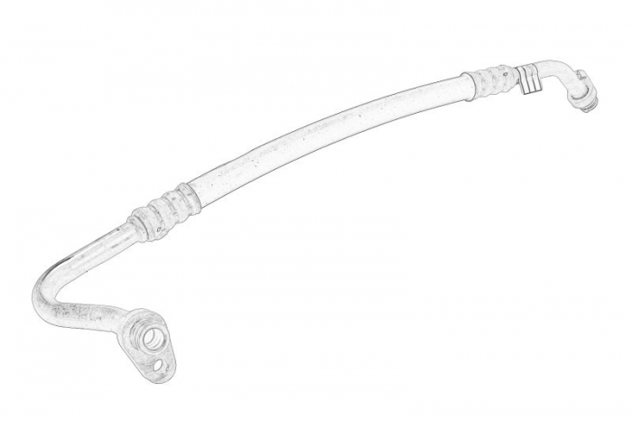 Conducta presiune aer conditionat potrivit CITROEN C8, JUMPY II; FIAT SCUDO, ULYSSE; PEUGEOT 807, EXPERT, EXPERT TEPEE 2.0D 2.2D 06.02-