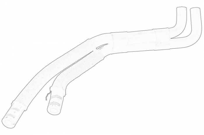 Conducta presiune (filtru particule) potrivit CITROEN BERLINGO, BERLINGO MULTISPACE, BERLINGO MINIVAN, C3 II, C3 PICASSO, C4 II, C4 PICASSO I, C5 III, C-ELYSEE, DS3, DS4, DS5, JUMPY II 1.6D 02.06-