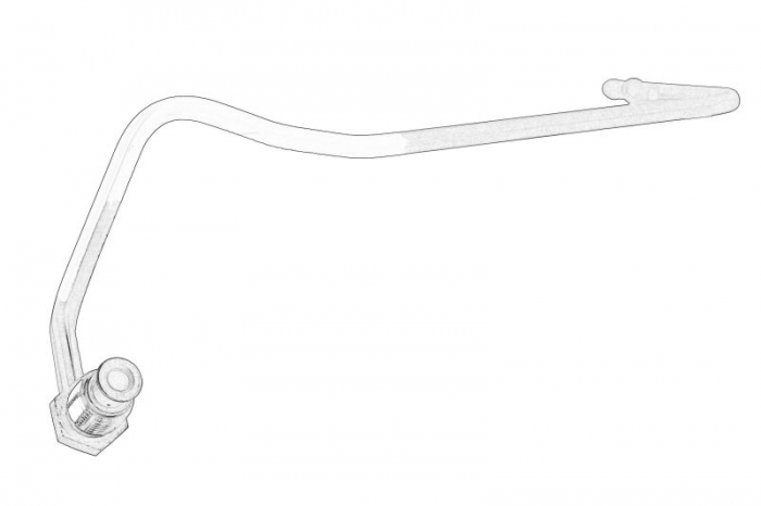 Conducta presiune (filtru particule) potrivit CITROEN C4 I, C5 II, C5 III, XSARA PICASSO; PEUGEOT 307, 407 1.6D 11.03-12.11