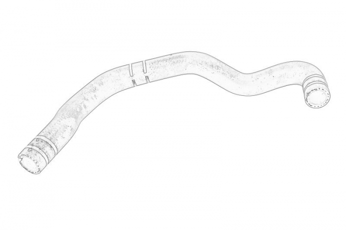 Conducta radiator ulei potrivit CITROEN JUMPER II; PEUGEOT BOXER 3.0D 04.06-