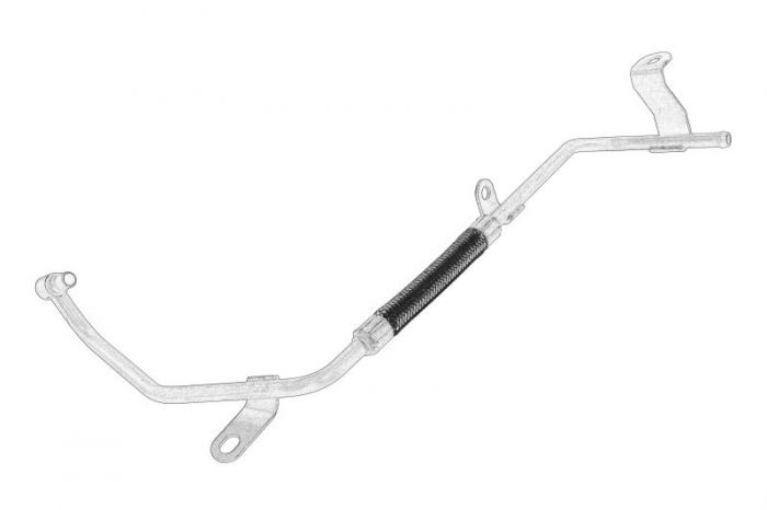 Conducta radiator ulei potrivit OPEL ASTRA J, ASTRA J GTC, CASCADA, INSIGNIA A, INSIGNIA A COUNTRY, ZAFIRA C 1.6 06.12-