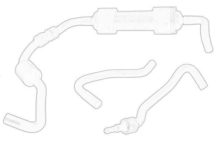 Conducta tubulara EGR potrivit AUDI A3, Q2, Q3, TT; SEAT ARONA, ATECA, IBIZA V, LEON, LEON SC, LEON ST, TARRACO; SKODA KAMIQ, KAROQ, KODIAQ I, OCTAVIA III, OCTAVIA IV 1.6D 2.0D 04.12-