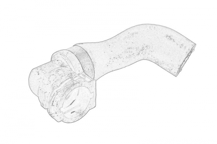 Conducta tubulara EGR potrivit BMW 3 (E46), 5 (E60) 2.0D 2.5D 3.0D 04.98-03.10