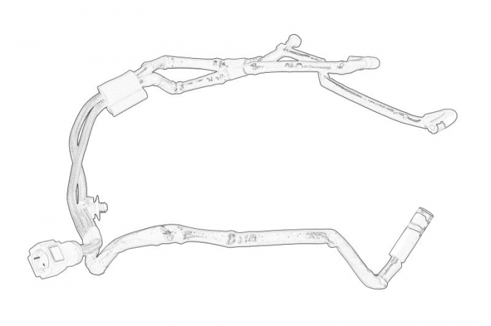 Conducta tubulara EGR potrivit DS DS 5; CITROEN C4 GRAND PICASSO I, C4 GRAND PICASSO II, C4 II, C4 PICASSO I, C4 PICASSO II, C5 III, C8, DS4, DS5 2.0D 2.0DH 03.06-