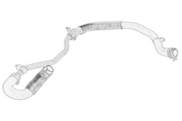 Conducta tubulara EGR potrivit FORD FOCUS IV 1.5D 01.18-