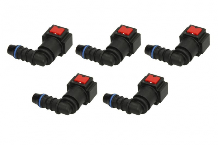 Conector AdBlue (unghi metric, Diametru exterior: 8mm, ID 8; 8mm x 10mm, set 5 buc) [2]