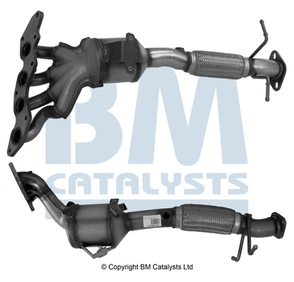 Convertor catalitic EURO 4 potrivit VOLVO C30, S40 II, V50; FORD C-MAX, FOCUS C-MAX, FOCUS II, GALAXY II, MONDEO IV, S-MAX 1.8/1.8ALK/2.0 10.03-06.15 [2]