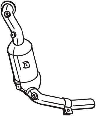 Convertor catalitic potrivit alfa romeo mito; fiat 500, 500 c, 500l, panda, punto; lancia ypsilon 0.9 0.9cng 0.9lpg 09.09-