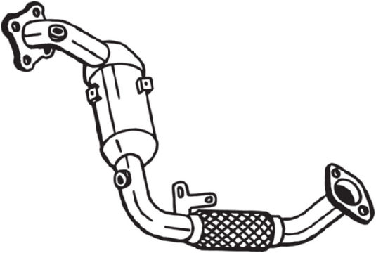 Convertor catalitic potrivit ford c-max ii, focus iii, grand c-max, mondeo v, tourneo connect v408 nadwozie wielko, transit connect v408 minivan 1.0 02.12-