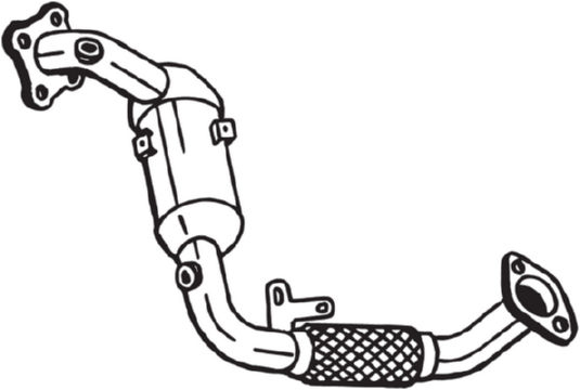 Convertor catalitic potrivit FORD C-MAX II, FOCUS III, GRAND C-MAX, MONDEO V, TOURNEO CONNECT V408 NADWOZIE WIELKO, TRANSIT CONNECT V408 MINIVAN 1.0 02.12-