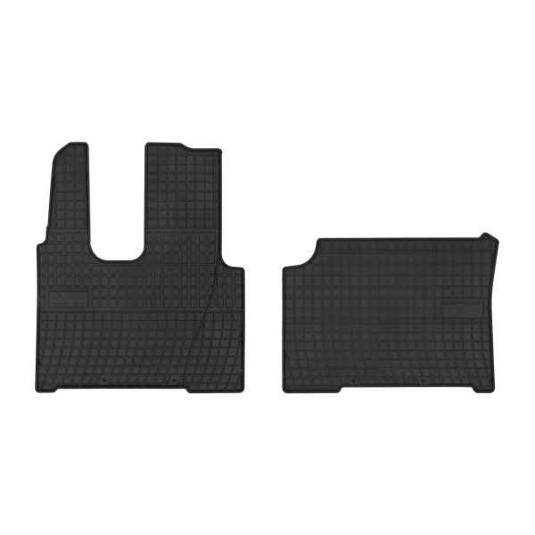 Covor podea FROGUM cauciuc, 2 buc. BASIC, culoare neagra, potrivit MERCEDES ACTROS MP4 MP5 07.11-, Camion