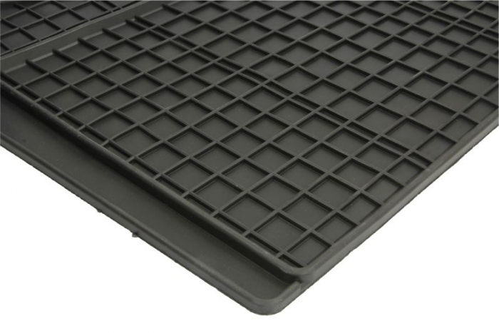 Covor podea FROGUM cauciuc, 2 buc. BASIC, culoare neagra, potrivit MERCEDES AXOR 01.02-10.04, Camion [2]