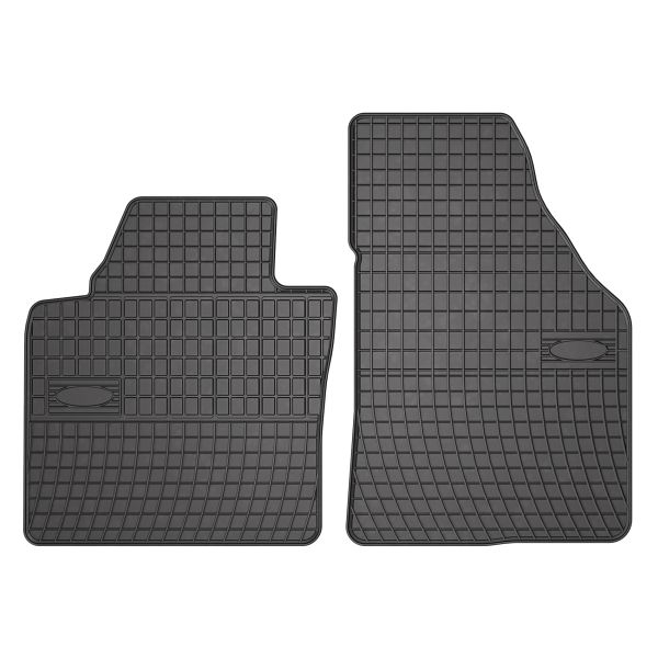 Covor podea FROGUM cauciuc, 2 buc. BASIC, fata, set, culoare neagra, potrivit VW CADDY ALLTRACK, CADDY ALLTRACK MINIVAN, CADDY III, CADDY III MINIVAN, CADDY IV, CADDY IV MINIVAN 02.03-, Combi van