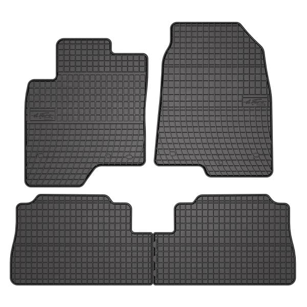 Covor podea FROGUM cauciuc, 4 buc. BASIC, fata spate, set, culoare neagra, potrivit CHEVROLET CAPTIVA; OPEL ANTARA A 06.06-, SUV