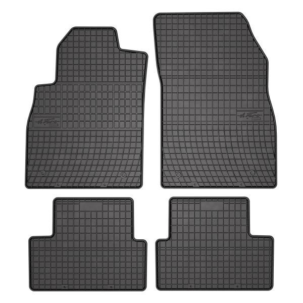 Covor podea FROGUM cauciuc, 4 buc. BASIC, fata spate, set, culoare neagra, potrivit CHEVROLET CRUZE, ORLANDO; OPEL ASTRA J, ASTRA J GTC, CASCADA 05.09-, Cabriolet Liftback Saloon Van