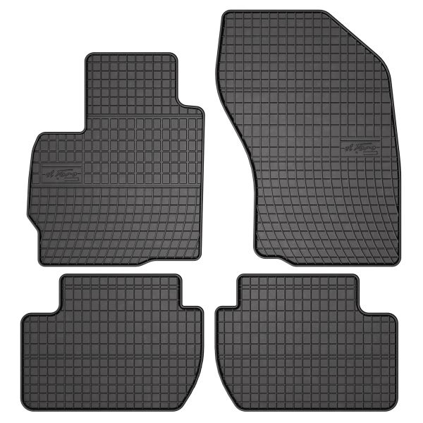 Covor podea FROGUM cauciuc, 4 buc. BASIC, fata spate, set, culoare neagra, potrivit CITROEN C-CROSSER; MITSUBISHI OUTLANDER II; PEUGEOT 4007 11.06-03.13, SUV