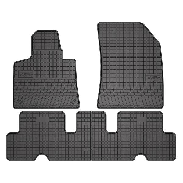 Covor podea FROGUM cauciuc, 4 buc. BASIC, fata spate, set, culoare neagra, potrivit CITROEN C4 PICASSO II 02.13-, Van