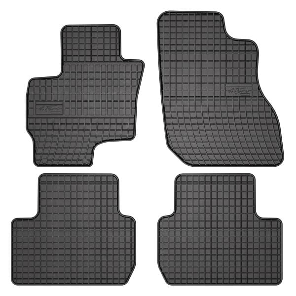 Covor podea FROGUM cauciuc, 4 buc. BASIC, fata spate, set, culoare neagra, potrivit MITSUBISHI OUTLANDER III 08.12-, SUV