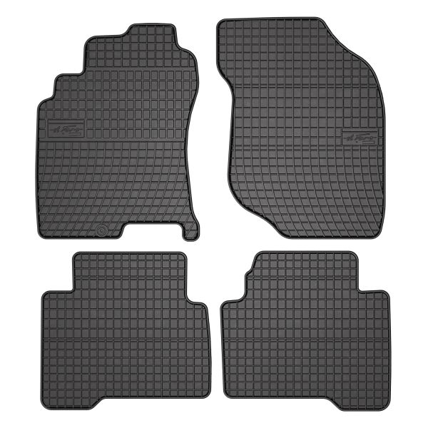 Covor podea FROGUM cauciuc, 4 buc. BASIC, fata spate, set, culoare neagra, potrivit NISSAN X-TRAIL I 06.01-01.13, SUV