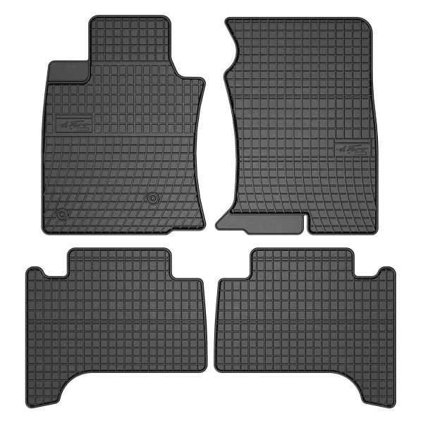 Covor podea FROGUM cauciuc, 4 buc. BASIC, fata spate, set, culoare neagra, potrivit TOYOTA LAND CRUISER PRADO 09.02-, SUV