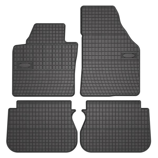 Covor podea FROGUM cauciuc, 4 buc. BASIC, fata spate, set, culoare neagra, potrivit VW CADDY ALLTRACK, CADDY ALLTRACK MINIVAN, CADDY III, CADDY III MINIVAN, CADDY IV, CADDY IV MINIVAN 03.04-, Combi va