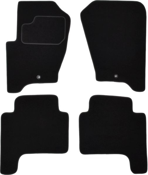 Covor podea MAMMOOTH Velours, set, culoare neagra, potrivit LAND ROVER RANGE ROVER SPORT I 02.05-03.13, Off-road SUV