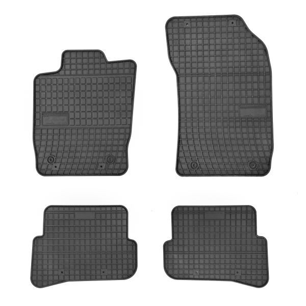 Covorase auto (set, cauciuc, 4 bucati, culoare negru) AUDI A1 intre 2010-2018