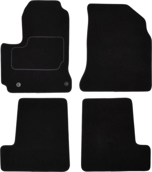 Covorase auto (set, velur, 4 bucati, culoare negru, 3 usi) TOYOTA RAV 4 III dupa 2005