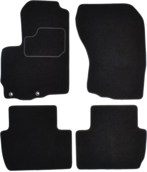 Covorase auto (set, velur, 4 bucati, culoare negru, 5; 7 locuri) MITSUBISHI OUTLANDER II intre 2006-2012