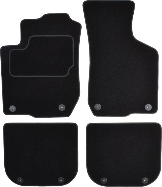 Covorase auto (set, velur, 4 bucati, culoare negru) AUDI A3 intre 1996-2003