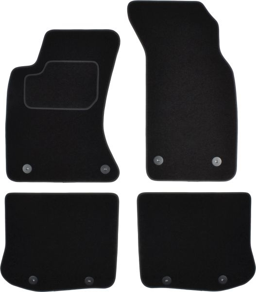 Covorase auto (set, velur, 4 bucati, culoare negru) AUDI A4 intre 1994-2001