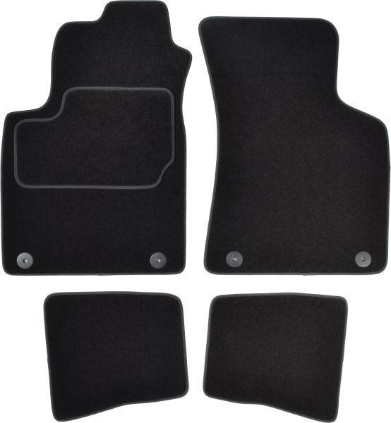 Covorase auto (set, velur, 4 bucati, culoare negru) AUDI TT intre 1998-2006