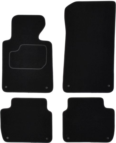 Covorase auto (set, velur, 4 bucati, culoare negru) BMW Seria 3 (E46) intre 1997-2006