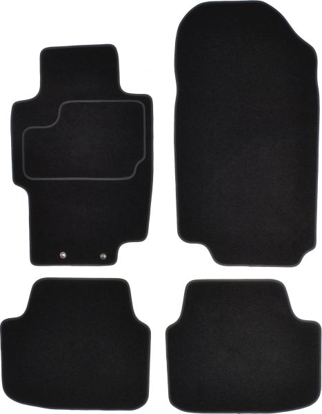 Covorase auto (set, velur, 4 bucati, culoare negru) HONDA ACCORD VII dupa 2002