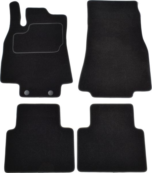 Covorase auto (set, velur, 4 bucati, culoare negru) MERCEDES A (W169) intre 2004-2012