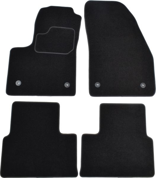 Covorase auto (set, velur, 4 bucati, culoare negru) OPEL MERIVA B intre 2001-2017