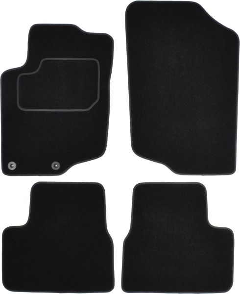 Covorase auto (set, velur, 4 bucati, culoare negru) PEUGEOT 207, 207 SW intre 2006-2015