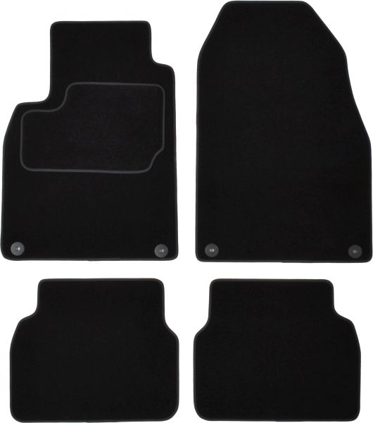 Covorase auto (set, velur, 4 bucati, culoare negru) SAAB 9-3 intre 2002-2015