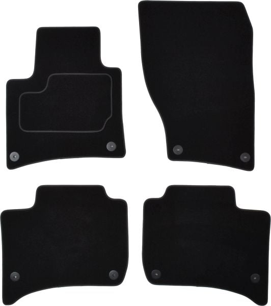 Covorase auto (set, velur, 4 bucati, culoare negru) VW TOUAREG intre 2010-2018