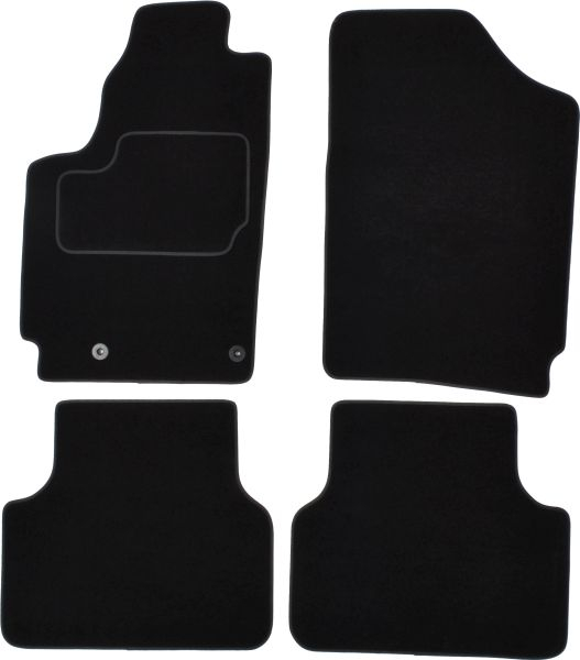 Covorase auto (set, velur, culoare negru) PEUGEOT PARTNER intre 2004-2015