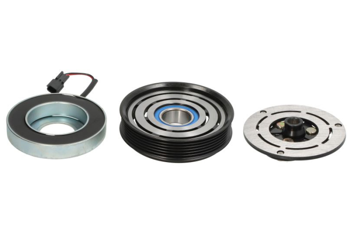Cupla magnetica compresor AC (DENSO 6SES14C 12V 6PK 120mm) potrivit AUDI A4 ALLROAD B9, A4 B9, A5, A6 C8, A7 2.0D 2.0DH 2.0H 05.17-