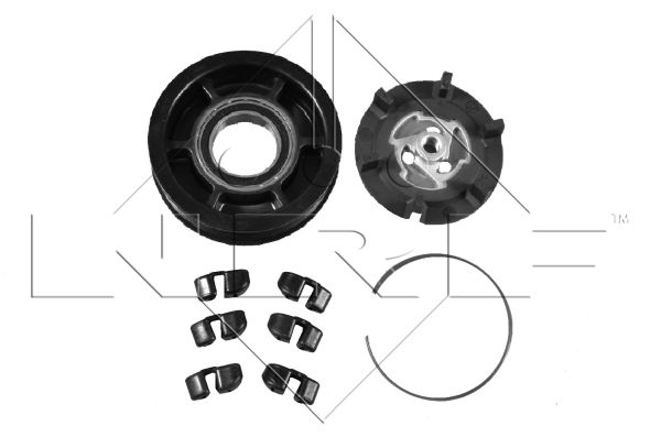 Cupla magnetica compresor climatizare (GENUINE DENSO 7SEU17C 12V 7 105mm) potrivit MERCEDES C T-MODEL (S203), C (W203), CLK (A209), CLK (C209), CLS (C219) 3.0D-6.0 dupa 2000 [3]