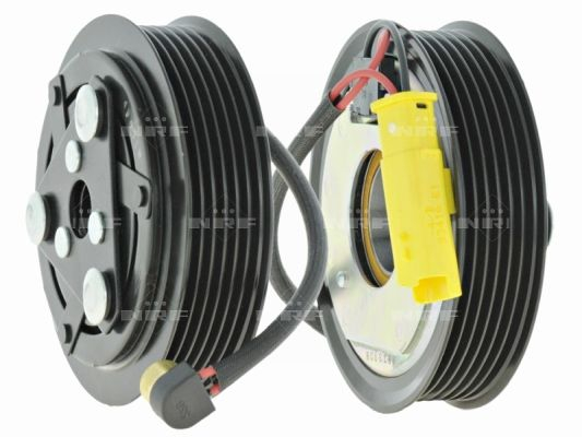 Cupla magnetica compresor climatizare (GENUINE SEIKO-SEIKI JSR11 6 108mm) potrivit CITROEN BERLINGO, BERLINGO MINIVAN, C3   C3 ORIGIN III, C3 III, C-ELYSEE, JUMPY III 1.2-2.0D 11.12-