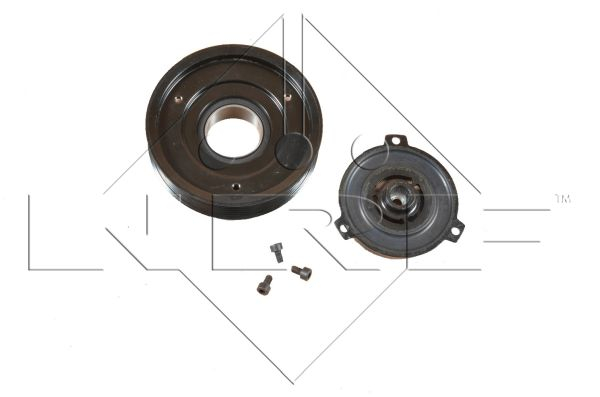 Cupla magnetica compresor climatizare (GENUINE ZEXEL DCS17E 12V 6 110mm) potrivit AUDI A1, A1 CITY CARVER, A3, Q2, Q3, TT; SEAT ALHAMBRA, ALTEA, ALTEA XL, ARONA, ATECA 1.0-3.6 dupa 2000 [2]