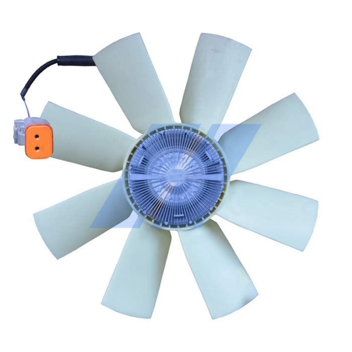 Cupla ventilator radiator (cu ventilator, 680mm, numar lame: 8, numar pini: 2) potrivit SCANIA P I DC9.11-DC9.18 2004-2019 [3]